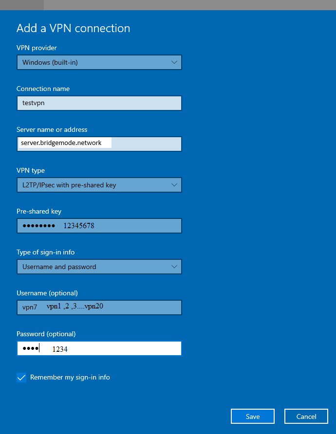 Add VPN